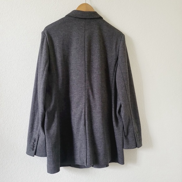 $540 Unworn Reiss Amalie Wool Single Breasted Blazer in Charcoal - Picture 8 of 10